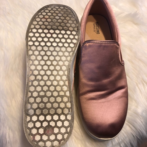 Mossimo | Charlotte Pink Satin Slip On Sneaker - Picture 7 of 7